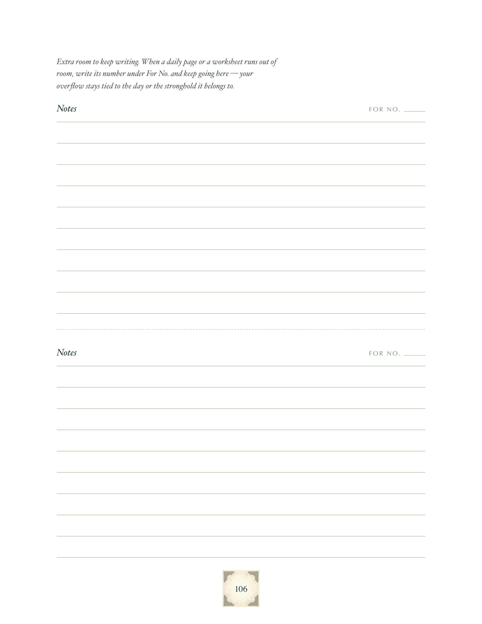 A notes page